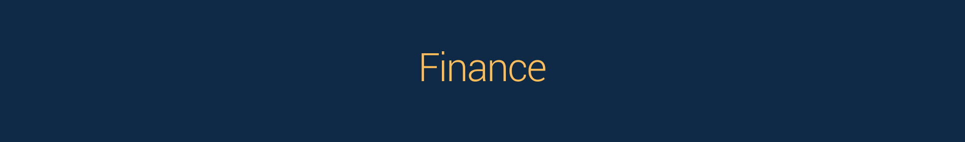 Finance header
